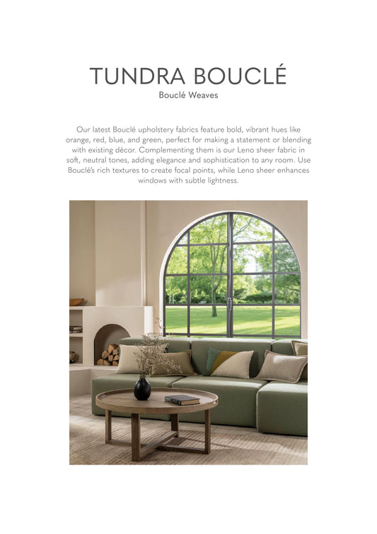 Tundra Boucle from Sansaar (A D'decor Brand)