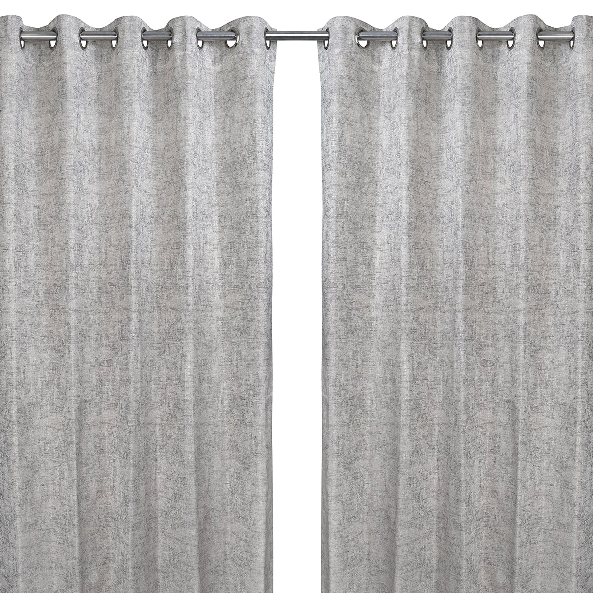 Curtain Textured Fabric from Ddecor Grace Silver Shine