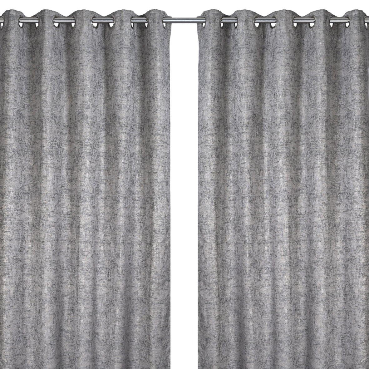 Curtain Textured Fabric from Ddecor Grace Elephant Grey Shine