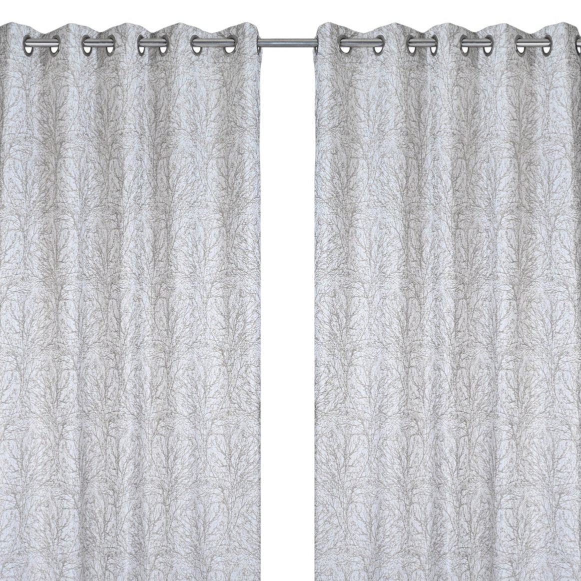 Curtain from D'Decor Trinity Lurex Classic Stem Silver Base