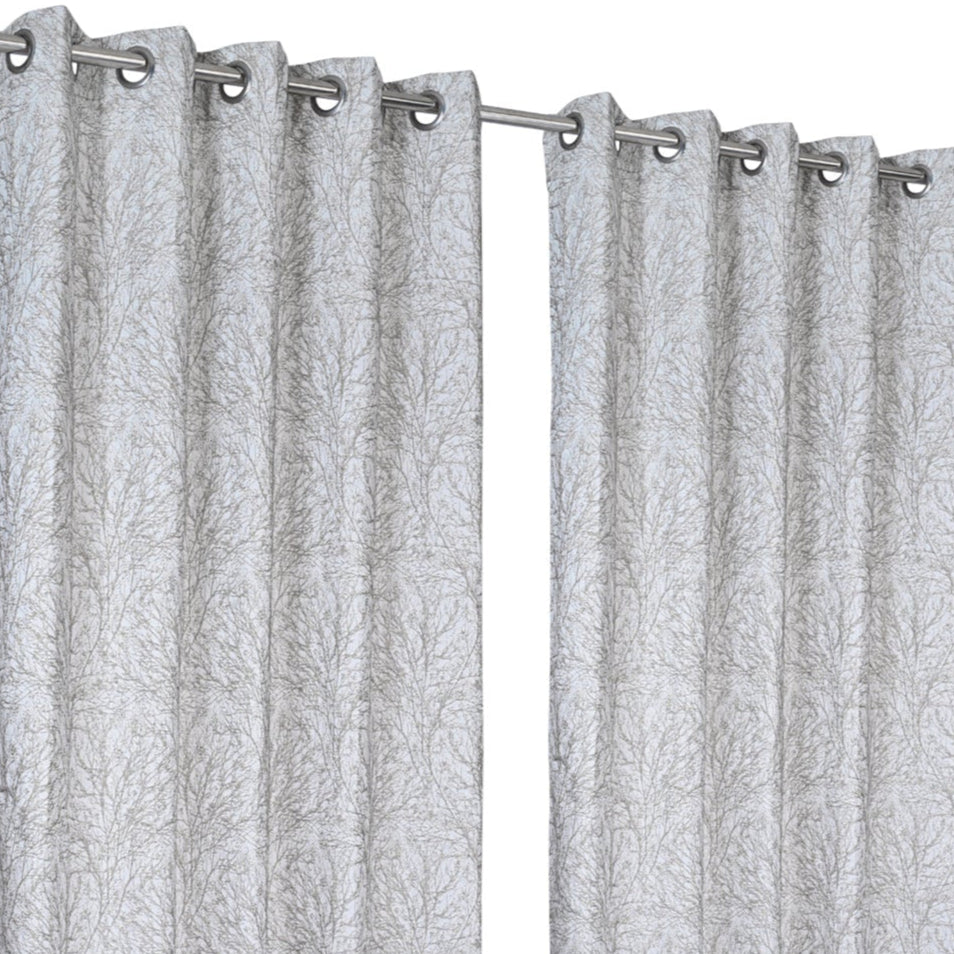 Curtain from D'Decor Trinity Lurex Classic Stem Silver Base