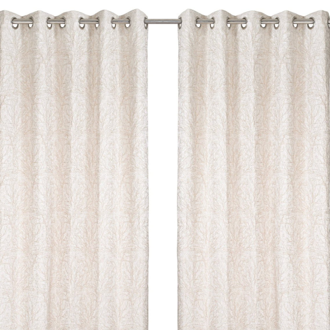 Curtain from D'Decor Trinity Lurex Classic Stem Beige