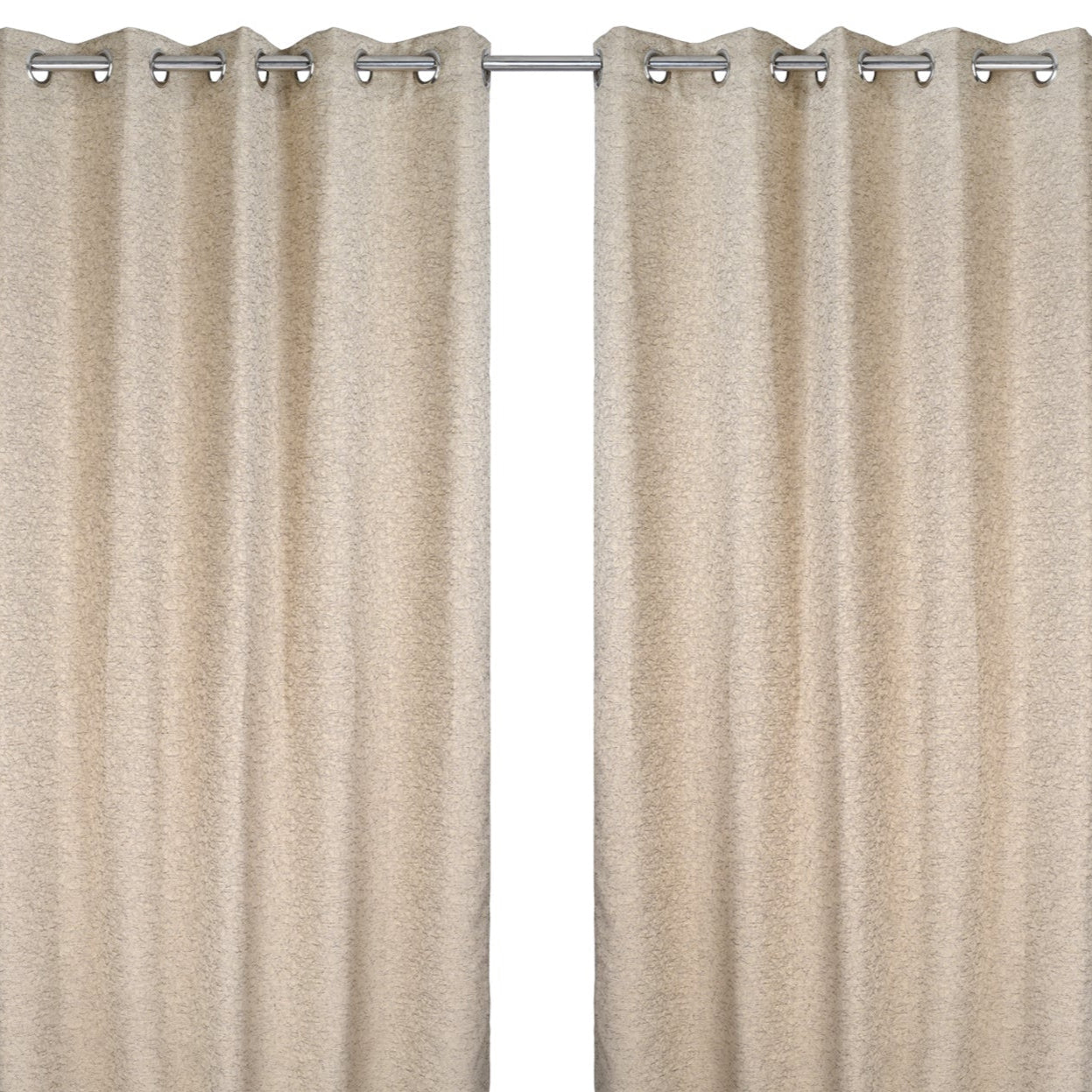 Curtain from D'Decor Trinity Lurex Abstract Texture Chocolate