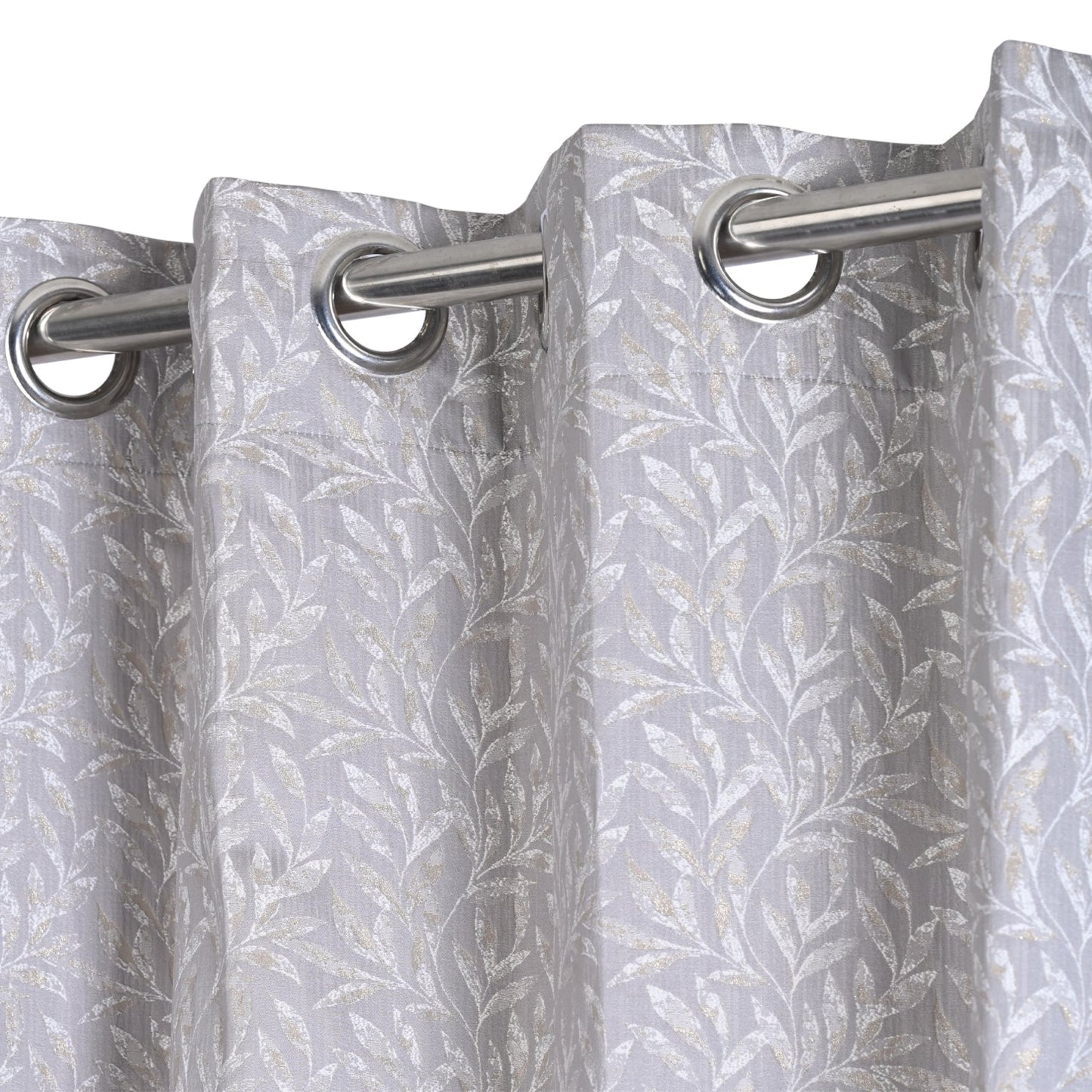 Curtain from D'Decor Trinity Lurex Classic Ash