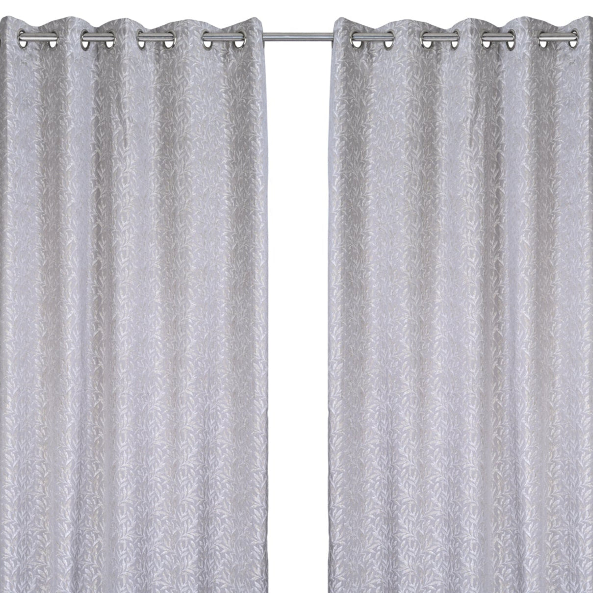 Curtain from D'Decor Trinity Lurex Classic Ash