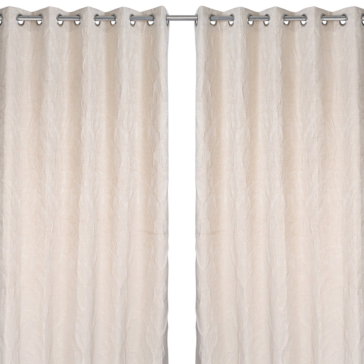 Curtain from D'Decor Trinity Lurex Palm Leaf Gold