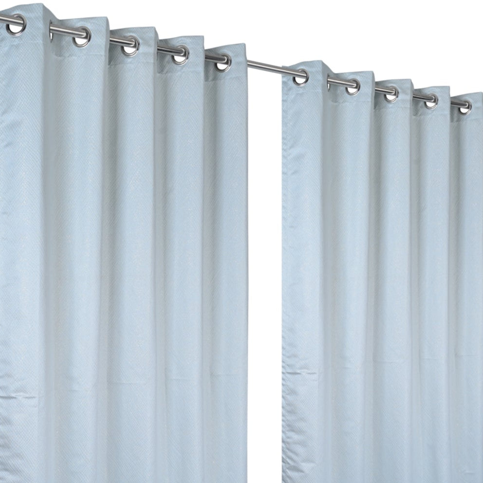 Curtain from D'Decor Trinity Lurex Essential Sky