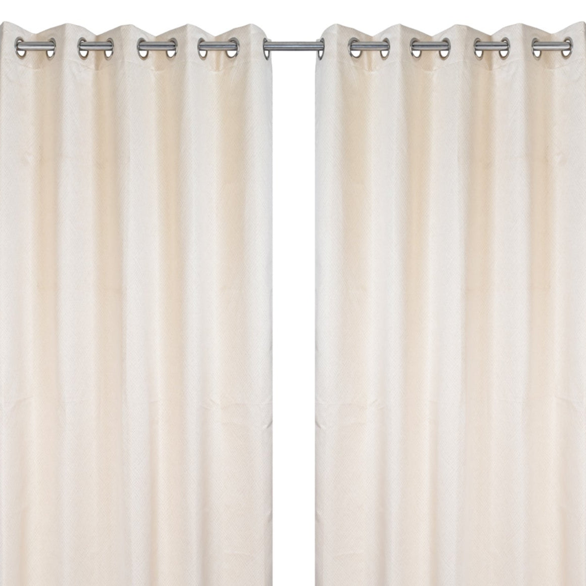 Curtain from D'Decor Trinity Lurex Essential Ivory