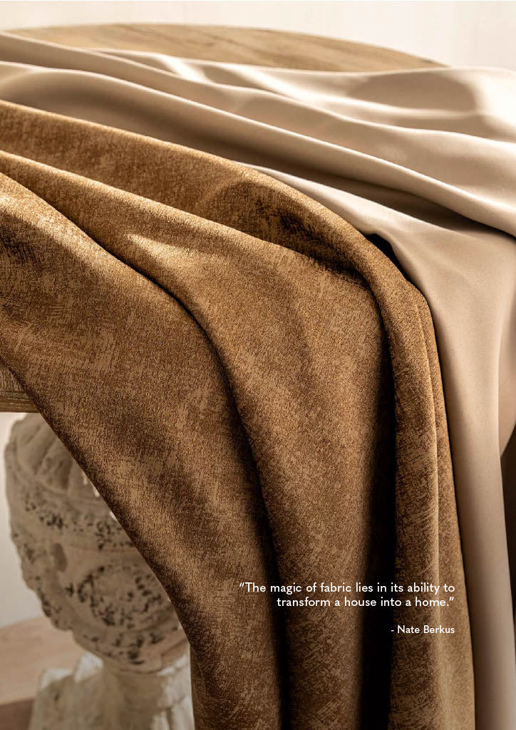 Eco Dimout Texture fabrics from Sansaar (A D’Decor brand)