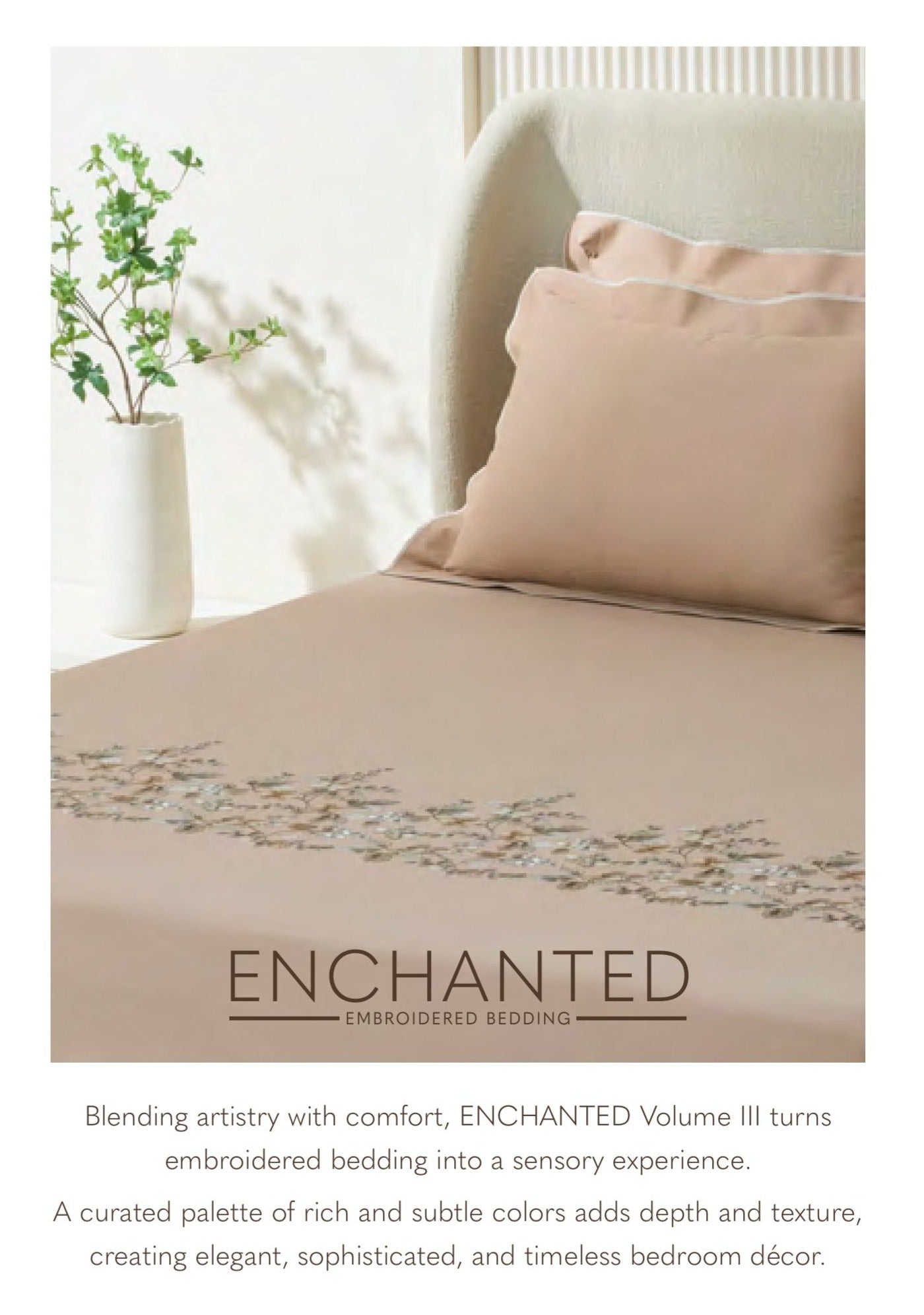 Enchanted King Size Bed Sheet with Embroidery from Sansaar A D'decor Brand