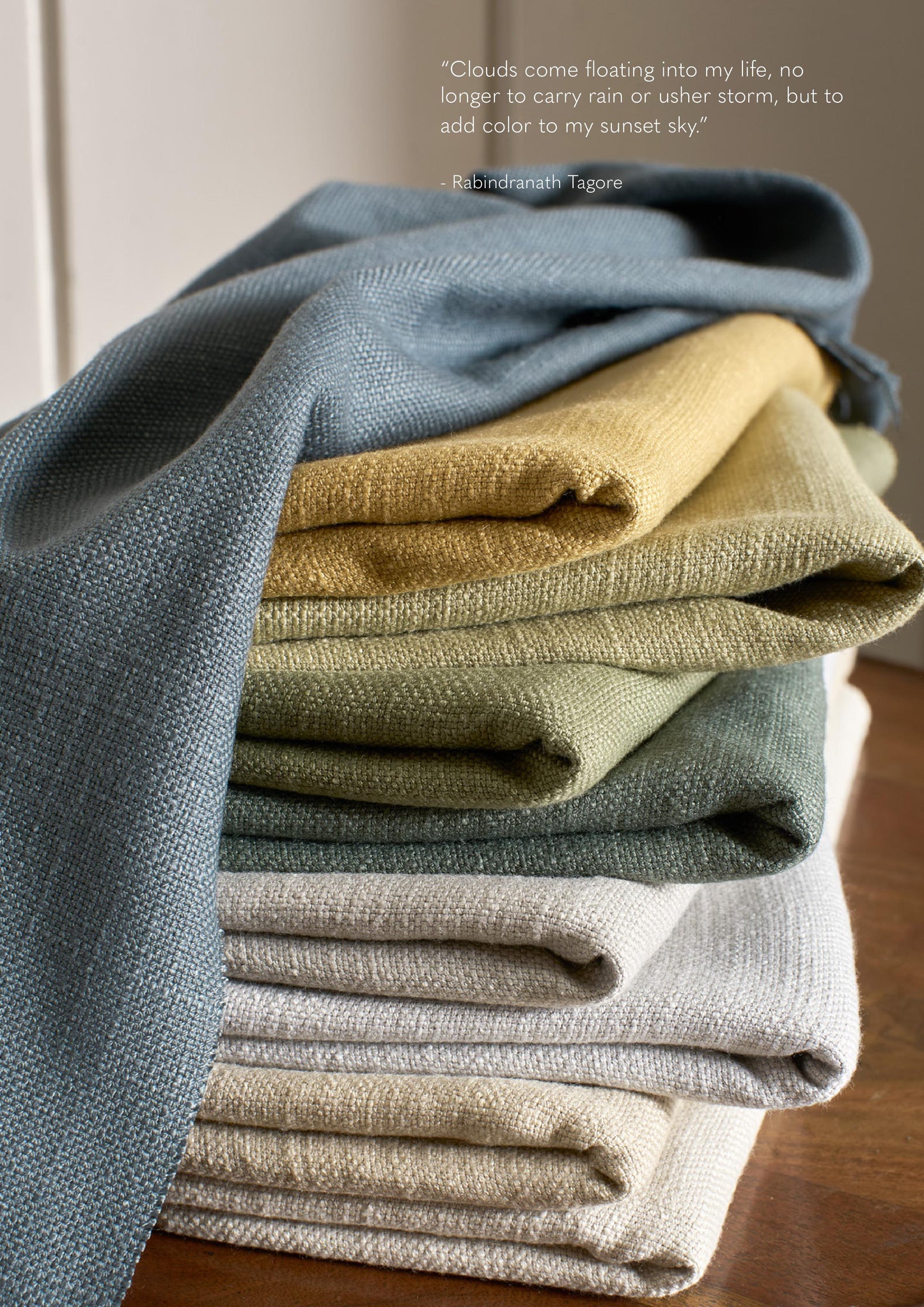 Earthen Multipurpose Plain Fabrics from Sansaar (A D'decor brand)