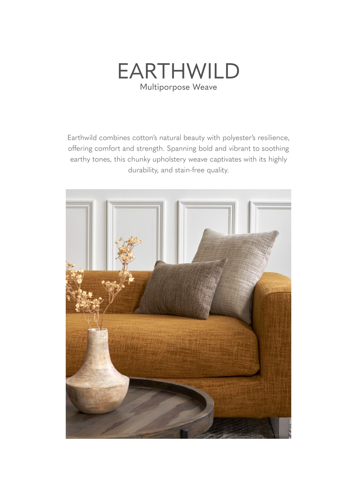 Earthwind Multipurpose Weave Fabric from Sansaar (A D'decor Brand)