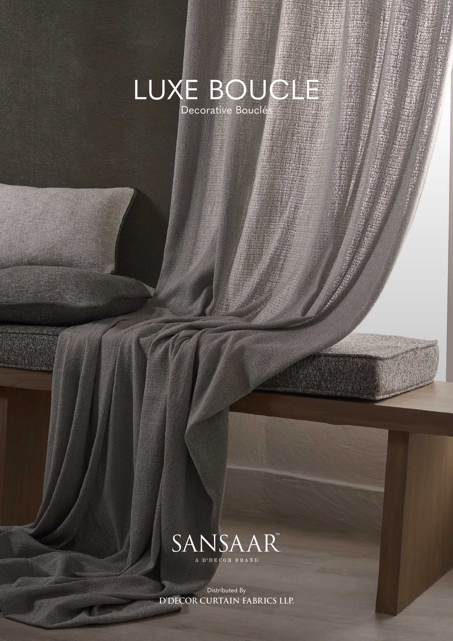 Luxe Decorative Boucle Fabric from Sansaar (A D'decor Brand)