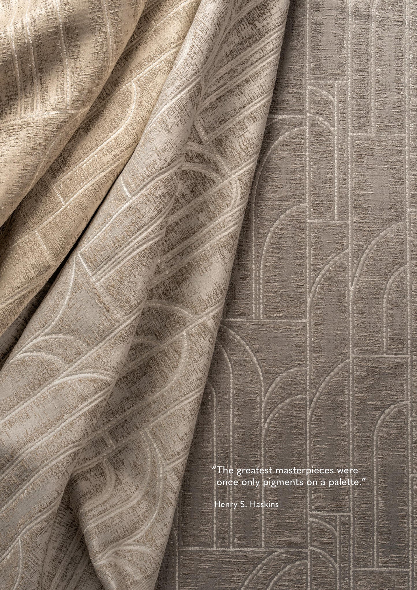 Matte Jacquards 2 Sustainable Textured Fabric from Sansaar (A D'decor Brand)