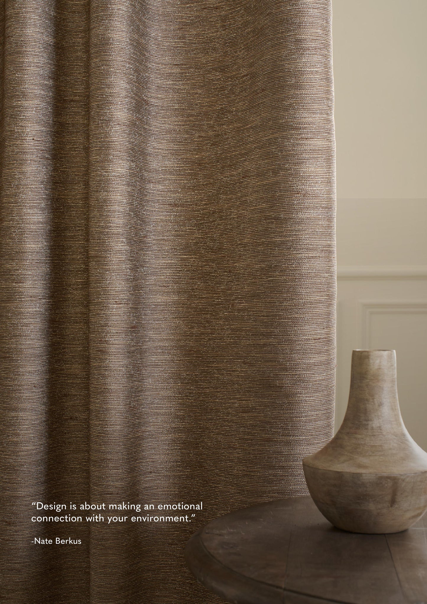 Serai Sustainable Plain Fabric from Sansaar (A D'decor Brand)