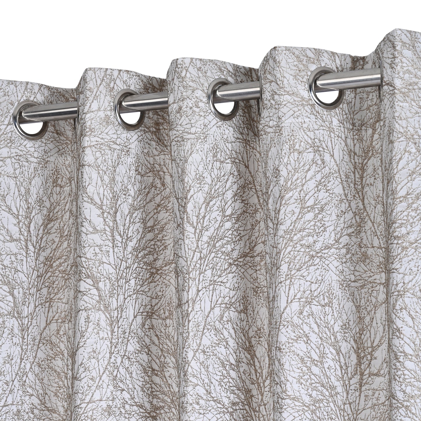 Curtain from D'Decor Trinity Lurex Classic Stem Olive