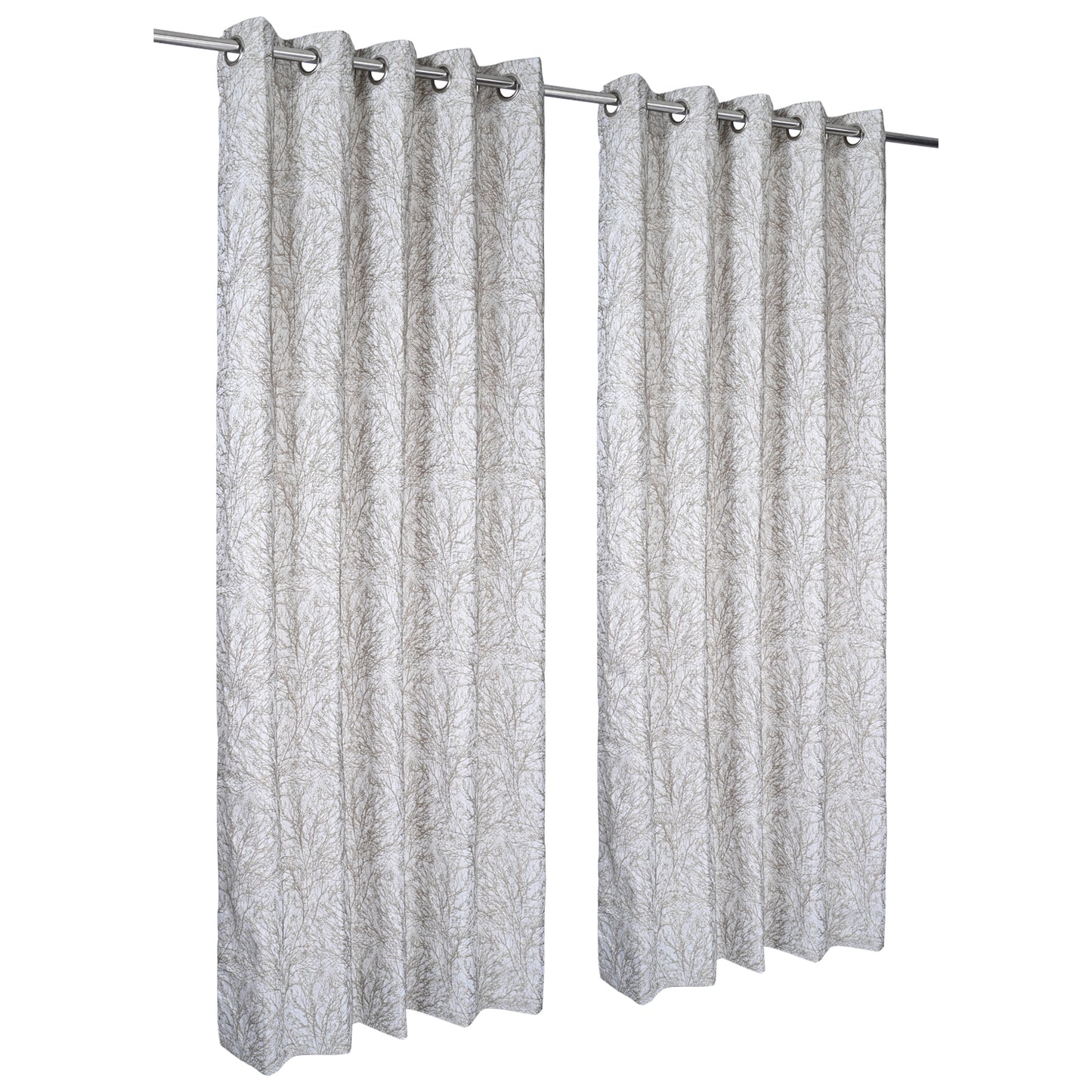 Curtain from D'Decor Trinity Lurex Classic Stem Olive