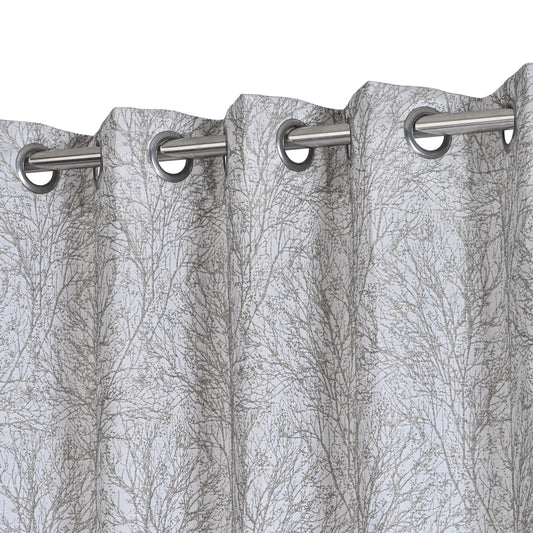 Curtain from D'Decor Trinity Lurex Classic Stem Silver Base