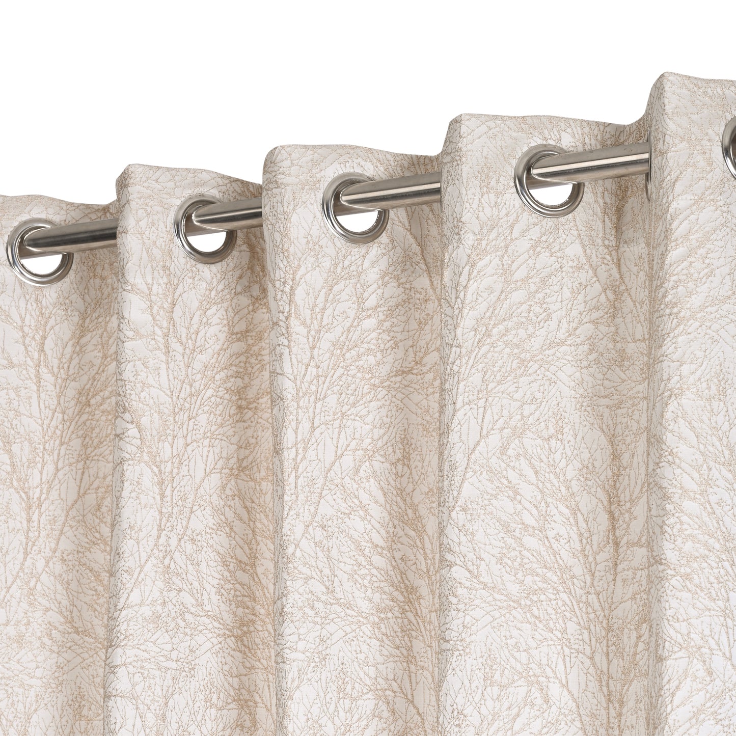 Curtain from D'Decor Trinity Lurex Classic Stem Beige