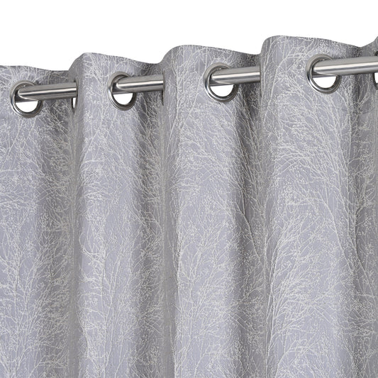 Curtain from D'Decor Trinity Lurex Classic Stem Grey