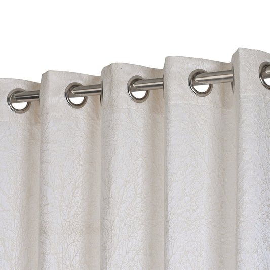 Curtain from D'Decor Trinity Lurex Classic Stem White