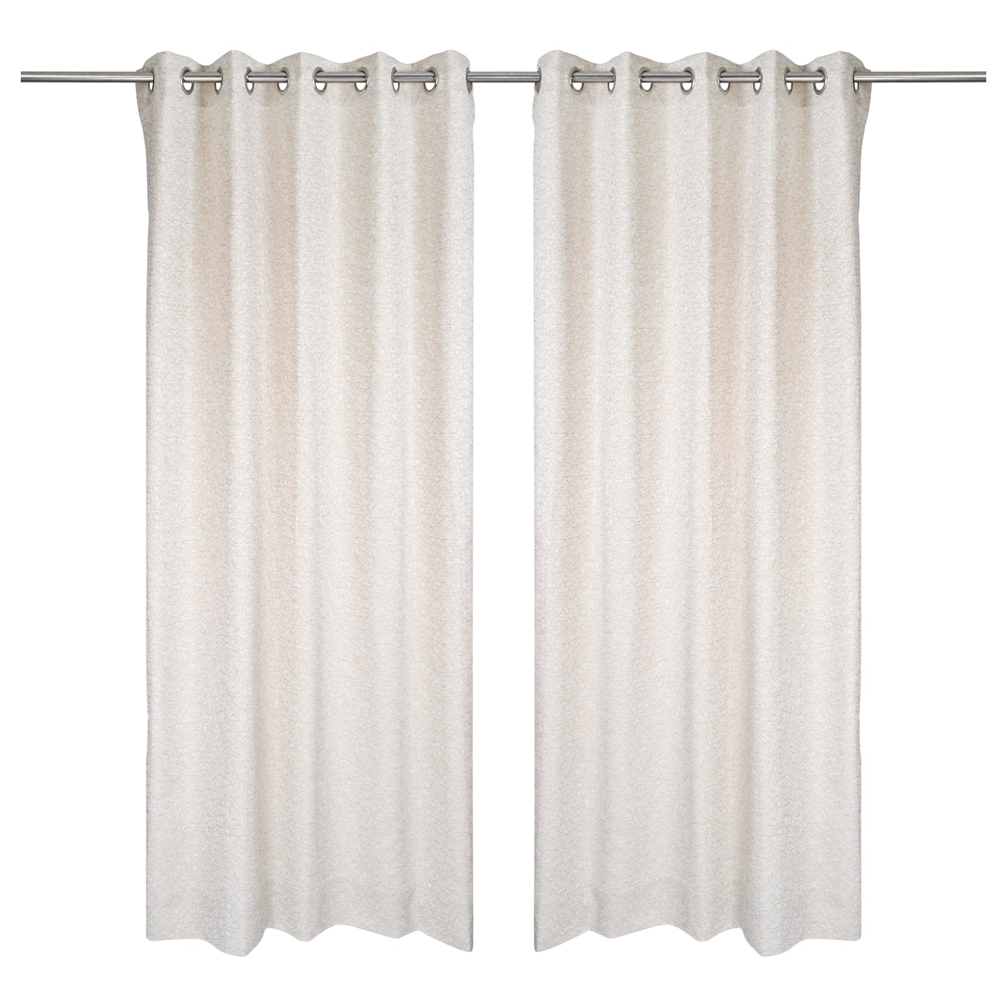 Curtain from D'Decor Trinity Lurex Abstract Texture Beige