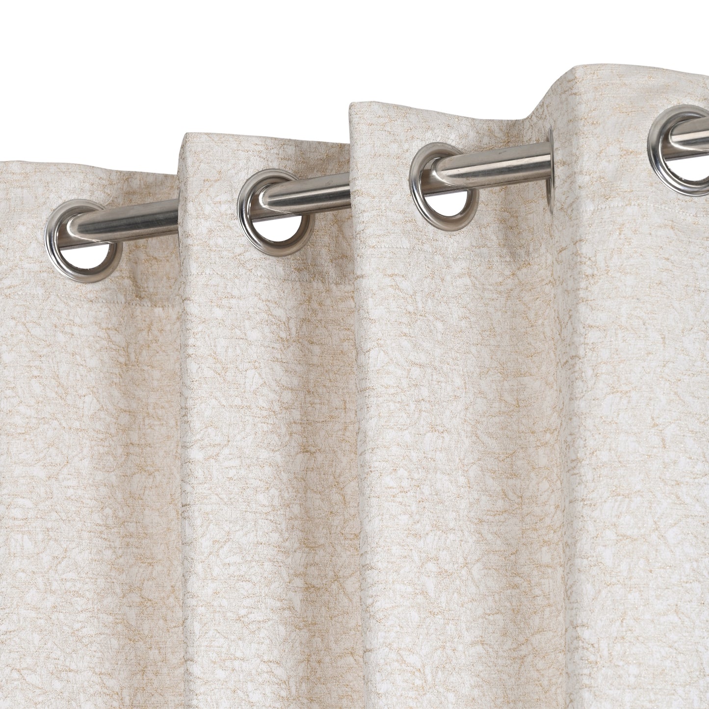 Curtain from D'Decor Trinity Lurex Abstract Texture Beige