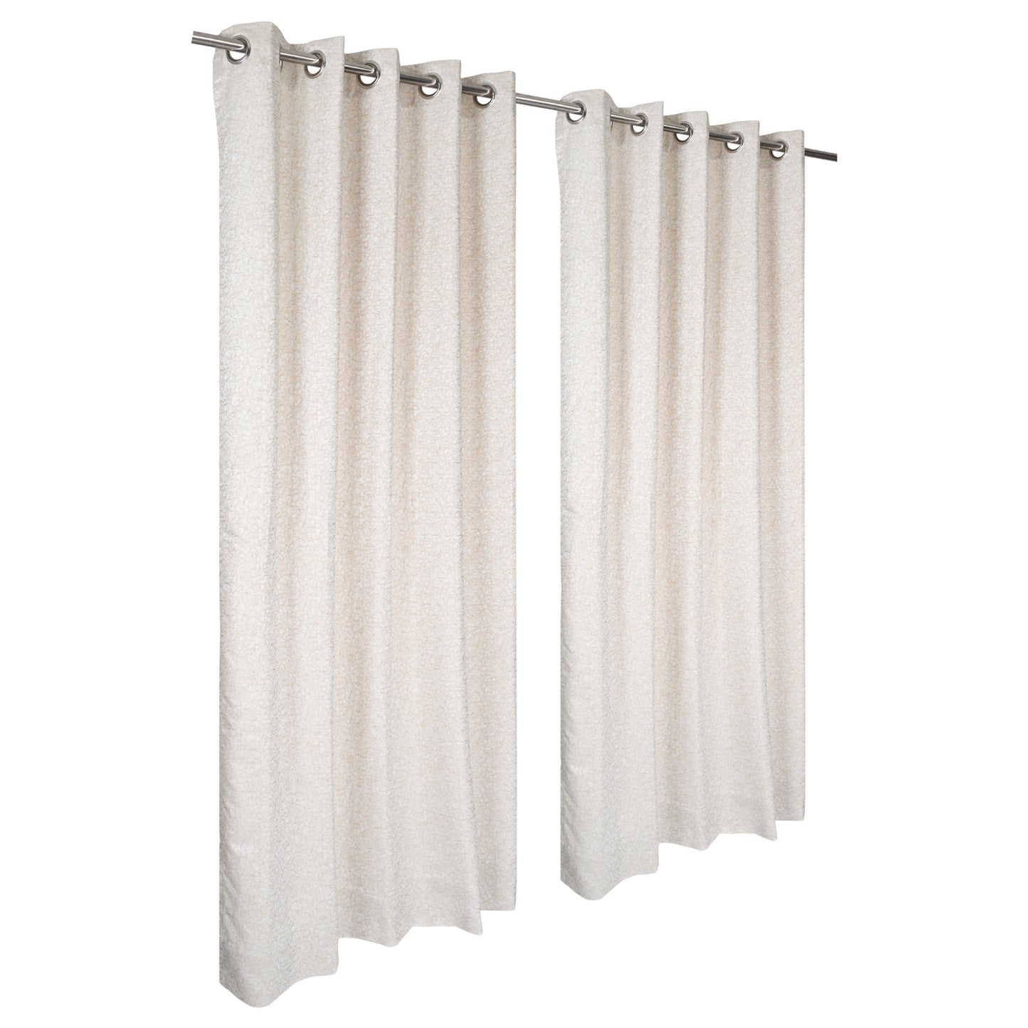 Curtain from D'Decor Trinity Lurex Abstract Texture Beige