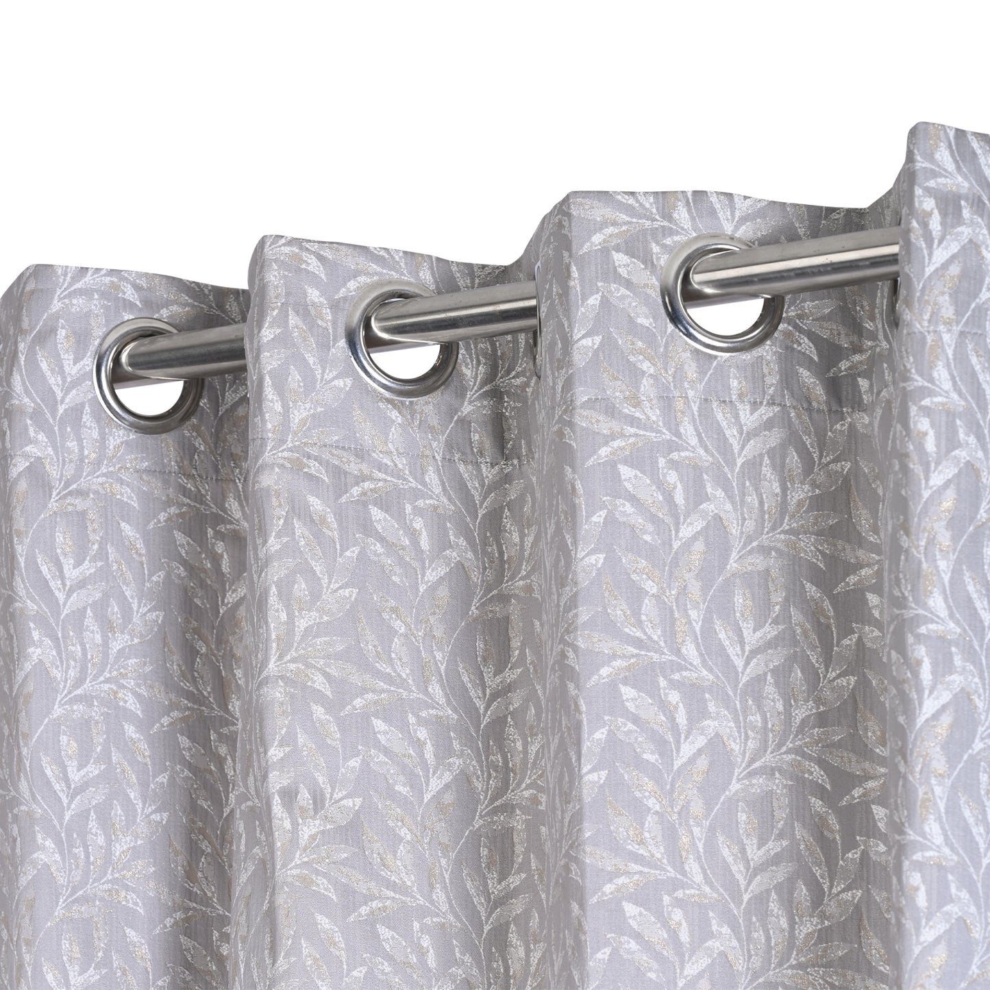 Curtain from D'Decor Trinity Lurex Classic Ash