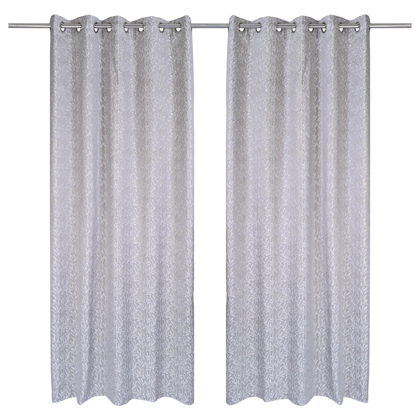 Curtain from D'Decor Trinity Lurex Classic Ash