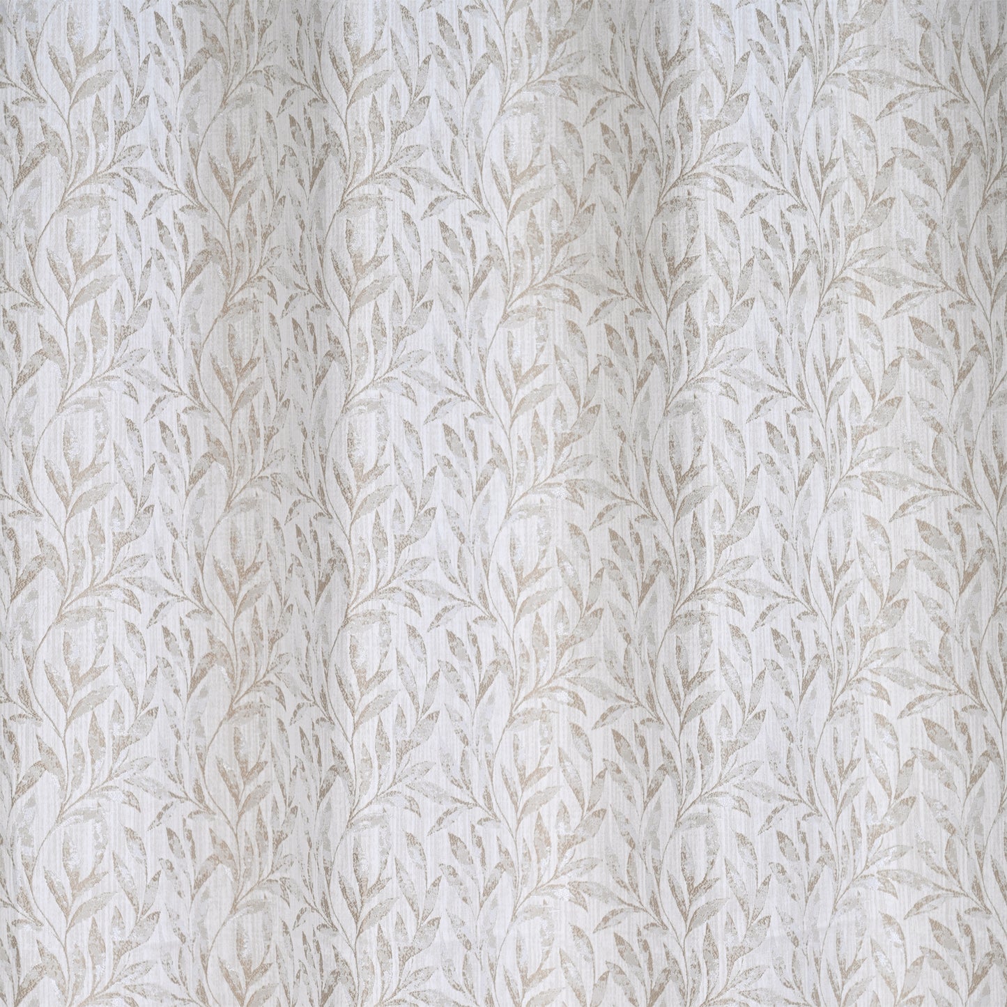 Curtain from D'Decor Trinity Lurex Classic Leaf Brown Ash