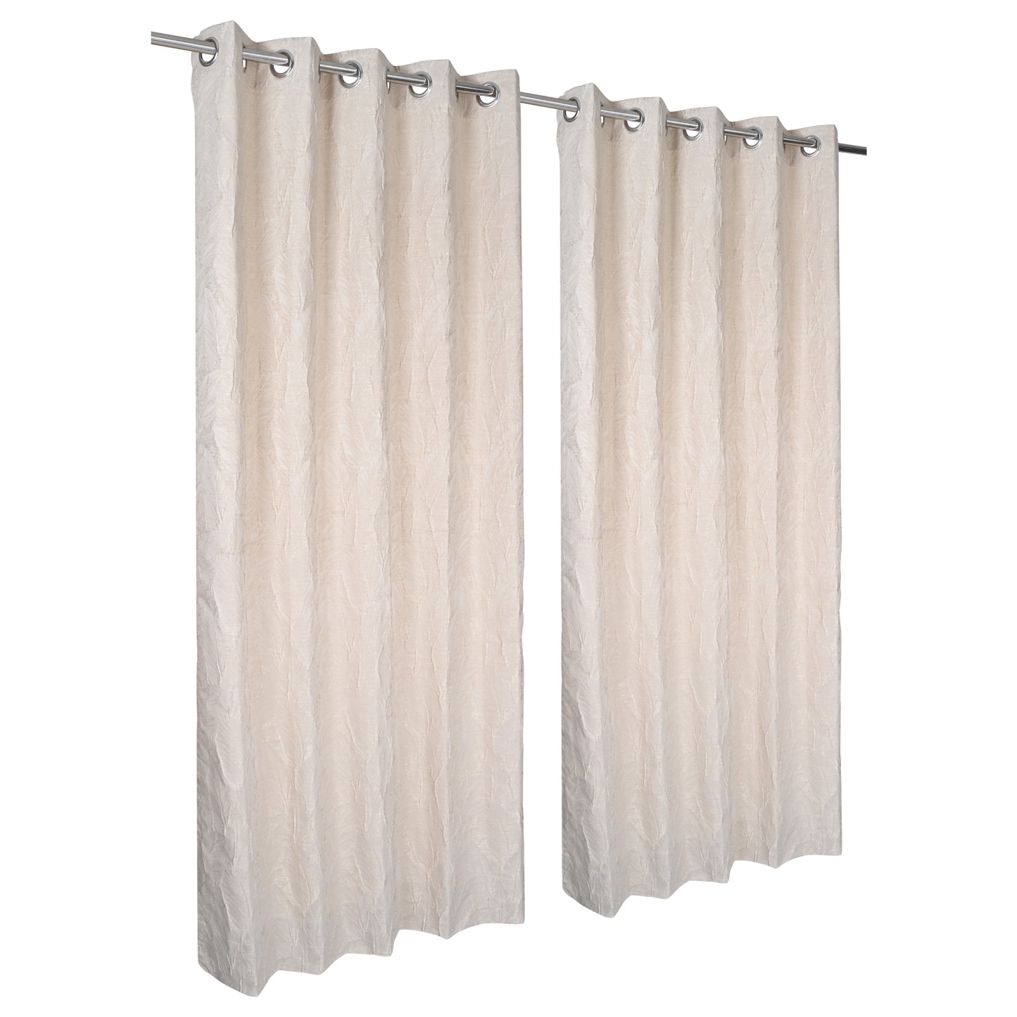 Curtain from D'Decor Trinity Lurex Palm Leaf Gold