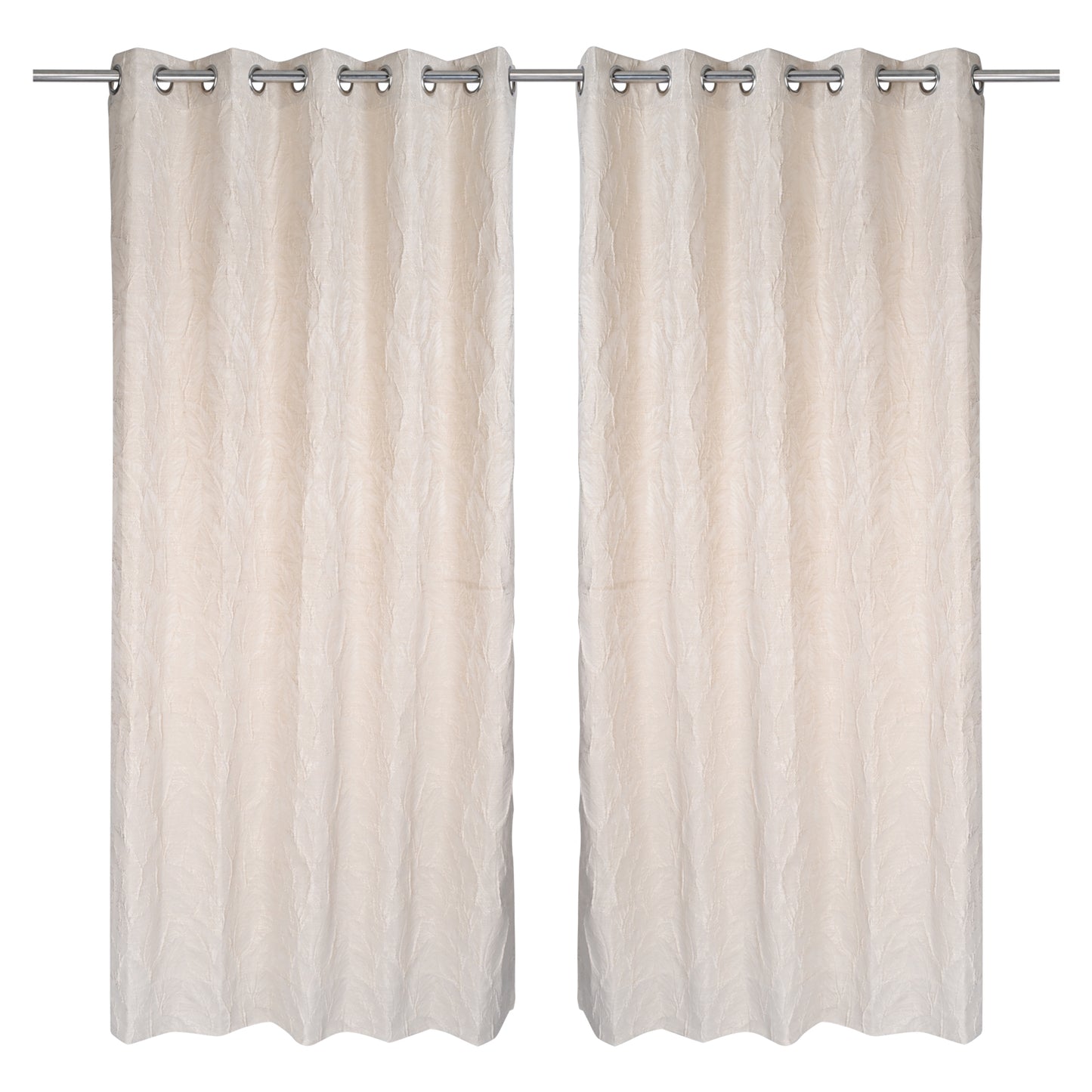 Curtain from D'Decor Trinity Lurex Palm Leaf Gold