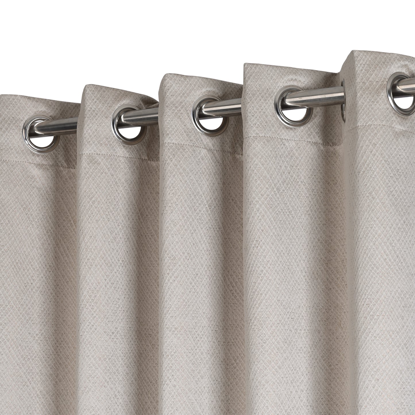 Curtain from D'Decor Trinity Lurex Essential Deep Brown