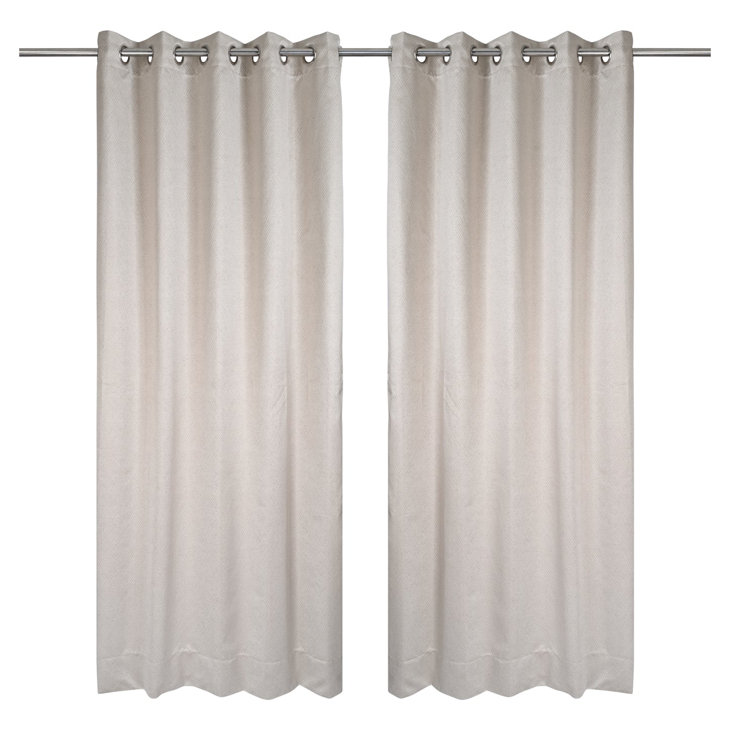 Curtain from D'Decor Trinity Lurex Essential Deep Brown