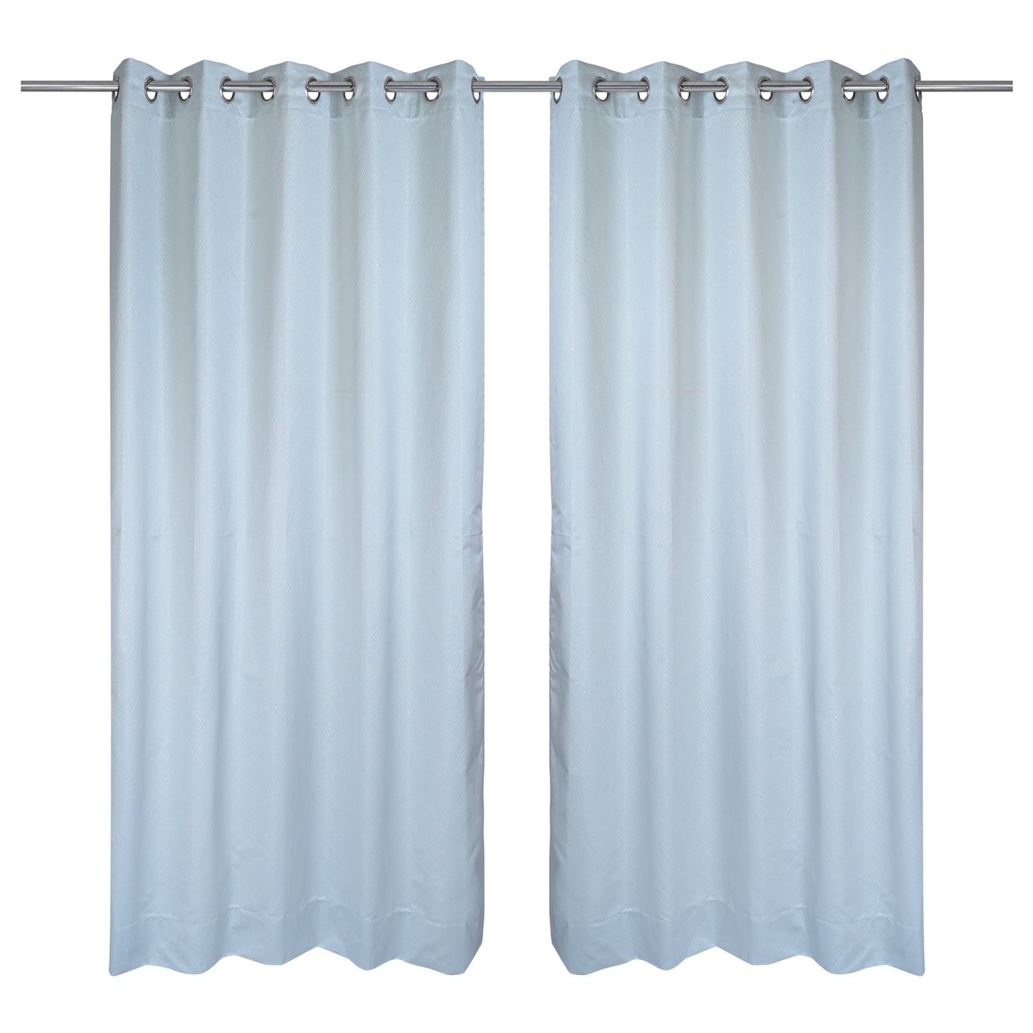 Curtain from D'Decor Trinity Lurex Essential Sky