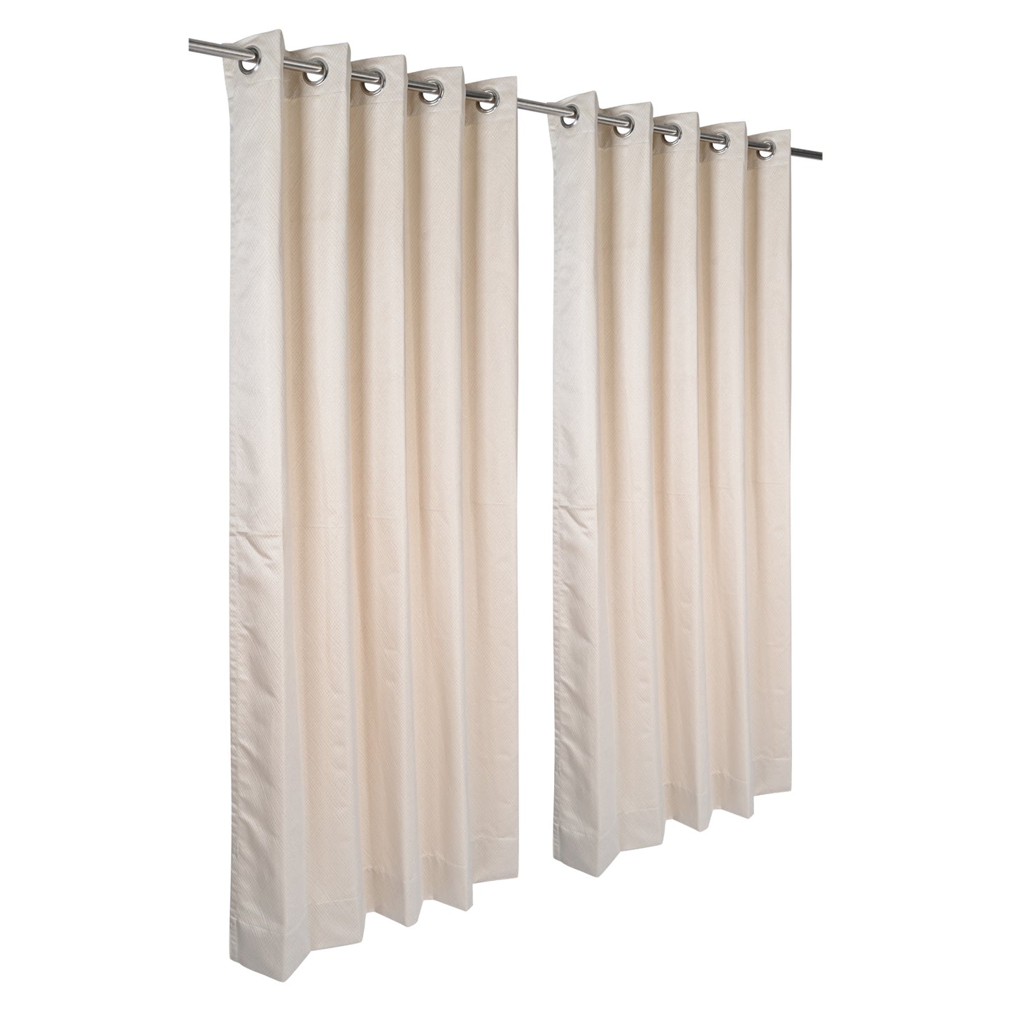 Curtain from D'Decor Trinity Lurex Essential Soft Brown