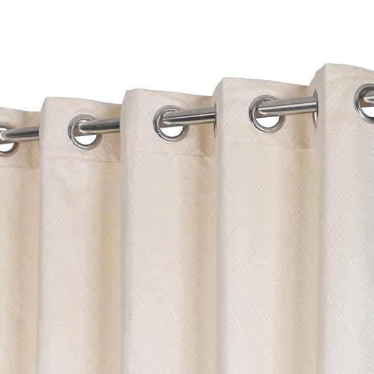 Curtain from D'Decor Trinity Lurex Essential Ivory